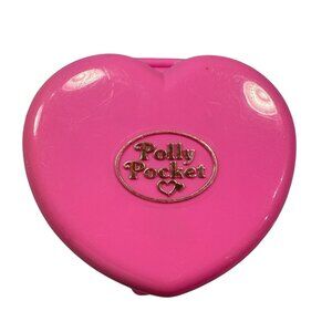 Polly Pocket Starlight Castle Vintage 1992 Heart Shaped Compact Bluebird Toys